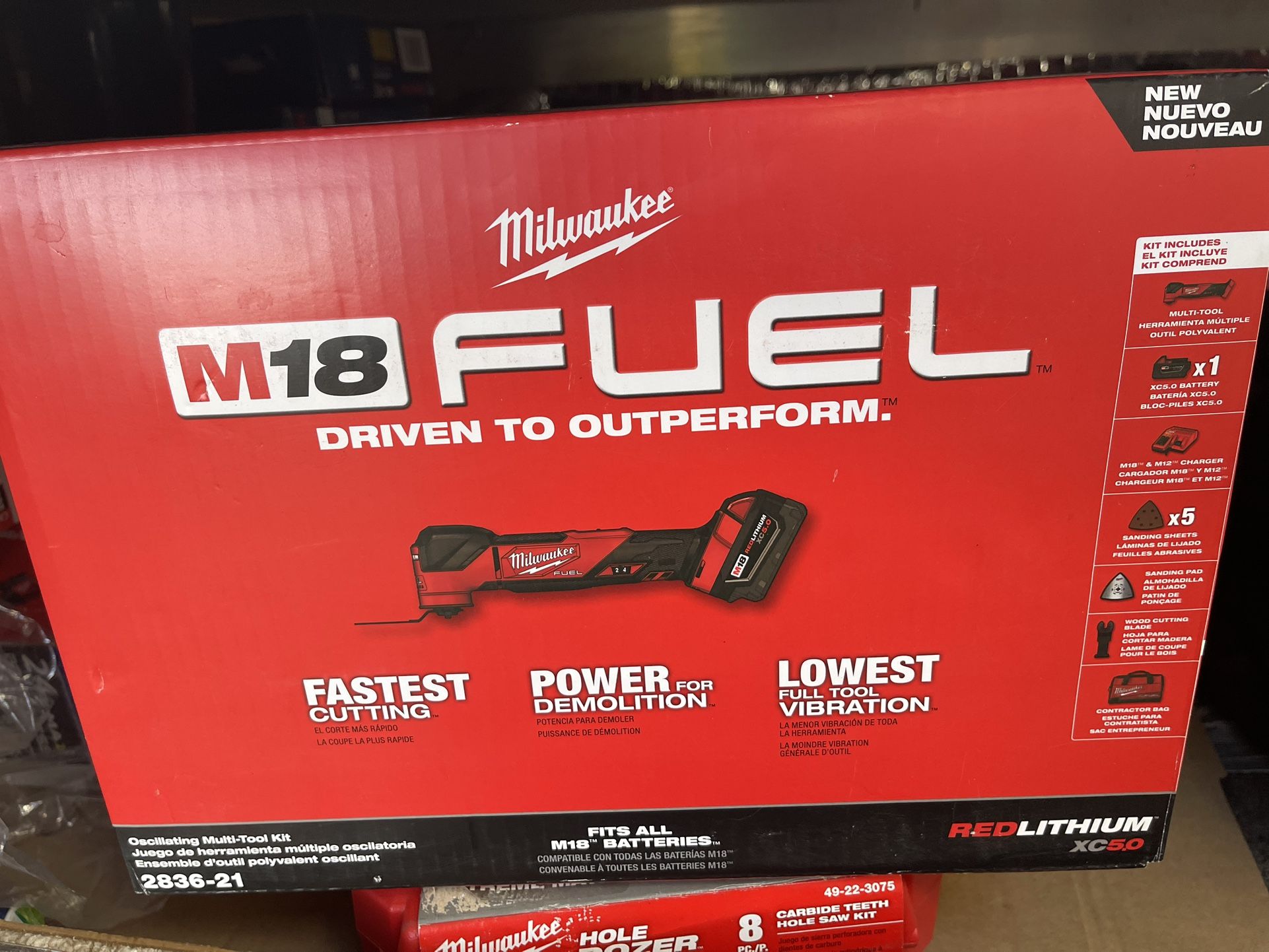 MILWAUKEE M18 FUEL   MULTI-TOOL KIT #2836-21 New (( Read Below))