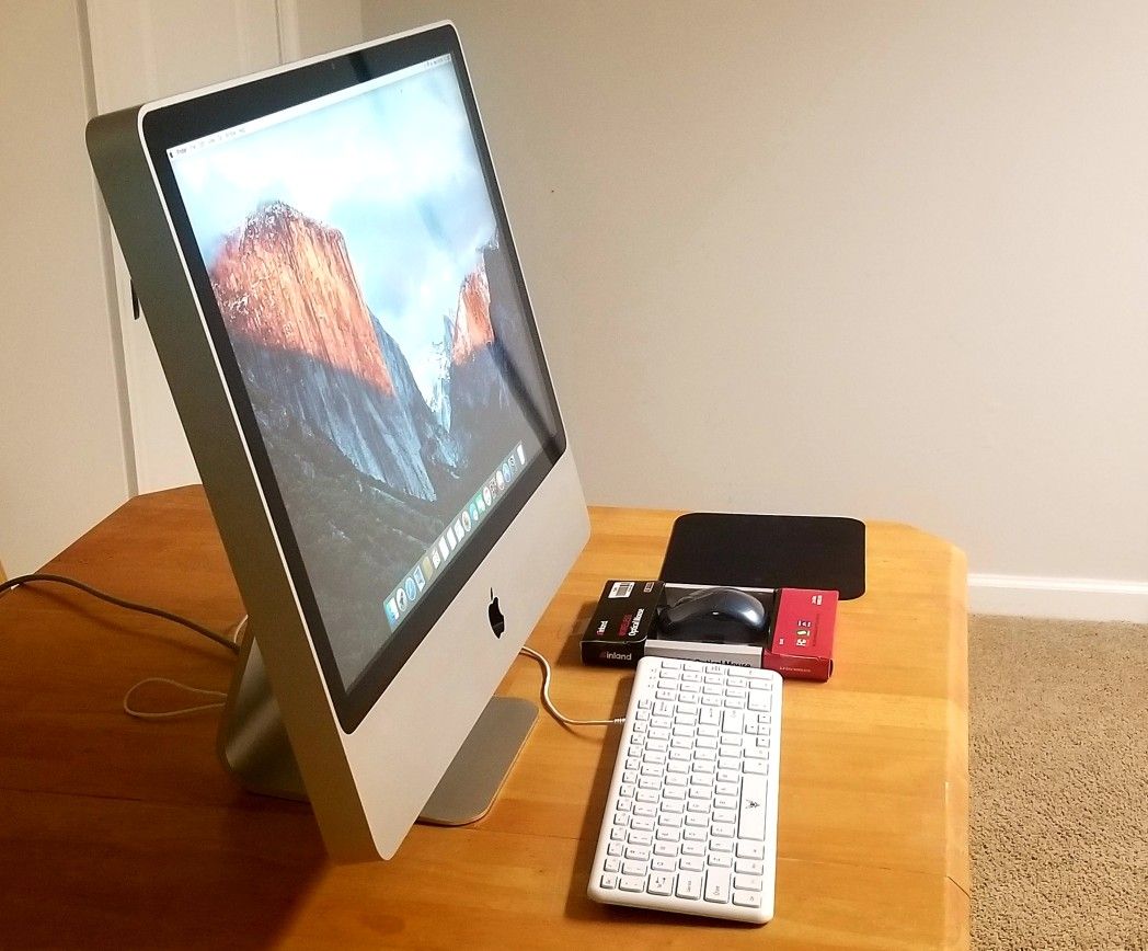 Upgraded! 24" iMac 2009 w/ keyboard/mouse