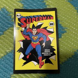 Superman Tin Sign # 9 March April DC Comics 10 Cents World's Greatest Character