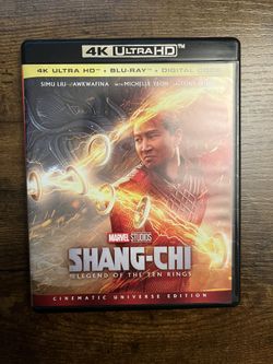 4K Blu Ray Shang Chi 