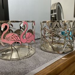 Candle holders 4 total $10.00
