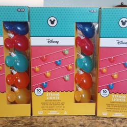 Mickey Mouse Head String Lights (3 Sets)