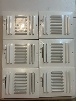 6-pack steel vent covers