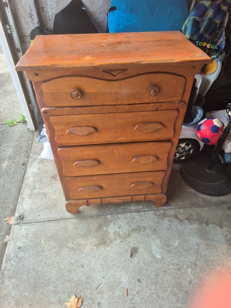 Sold Wood Dresser