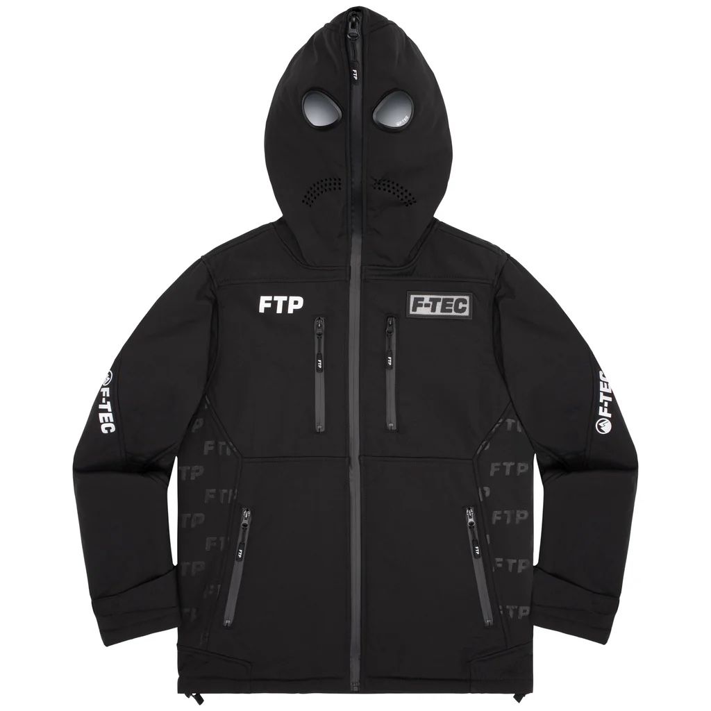F-TEC FULL ZIP PARKA(BLACK) LARGE