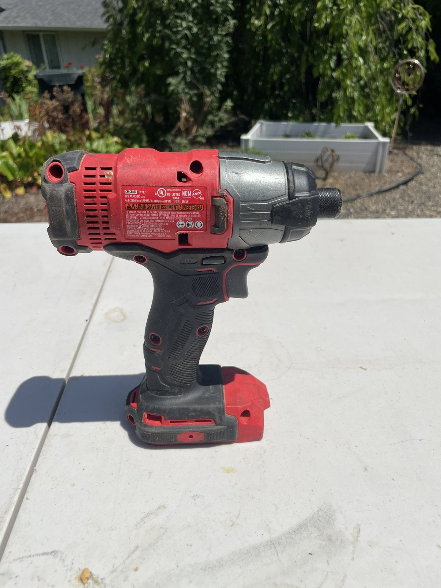Two (2) Craftsman V20 20v Impact Guns