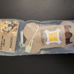 Rolled Leather Dog Collar (28-33cm)