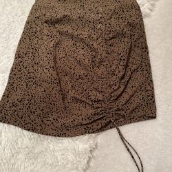 Animal Print Mini Skirt NEVER WORN