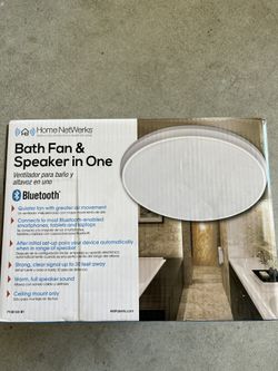 Bluetooth Bath Fan & Speaker