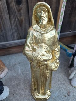 Concrete Saint Francis Statue