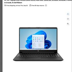 Hp Laptop w/ Mouse And Carrying Case