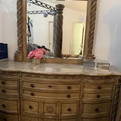 High Quality Wood And Leather Bedroom Furniture 