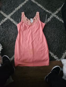 Pink Lace Dress $18