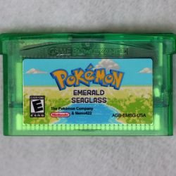 Pokémon Emerald Seaglass Gameboy Advance GBA/DS Lite - Limited Edition