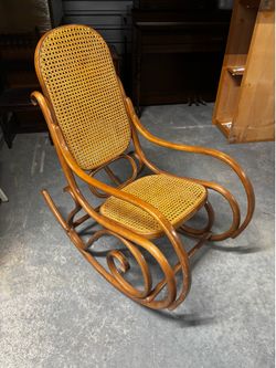 Vintage 1970s Thonet Bentwood Rocker