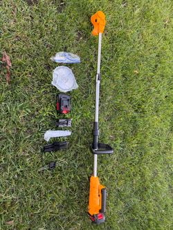Cordless String Trimmer with Battery and Charger