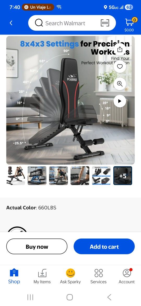 Flybird Home Gym Bench