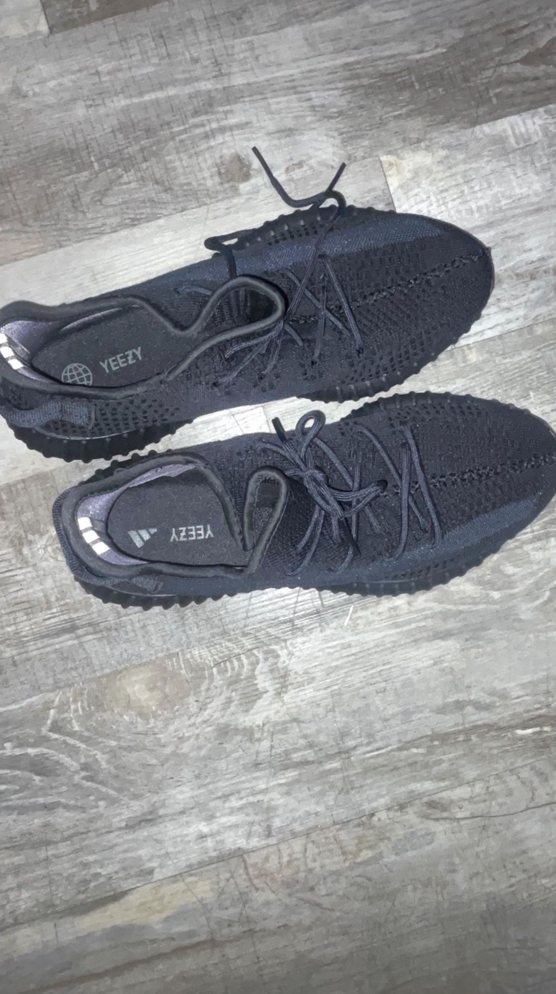 Black Yeezy 350’s