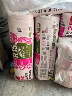 R-15 Unfaced fiberglass insulation