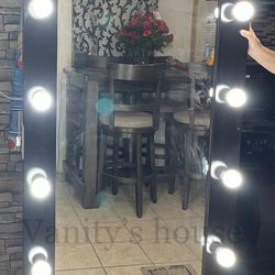 Full Body Mirror Dimmable And Two Plugs