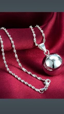 Sterling silver chime ball necklace! Brand new!
