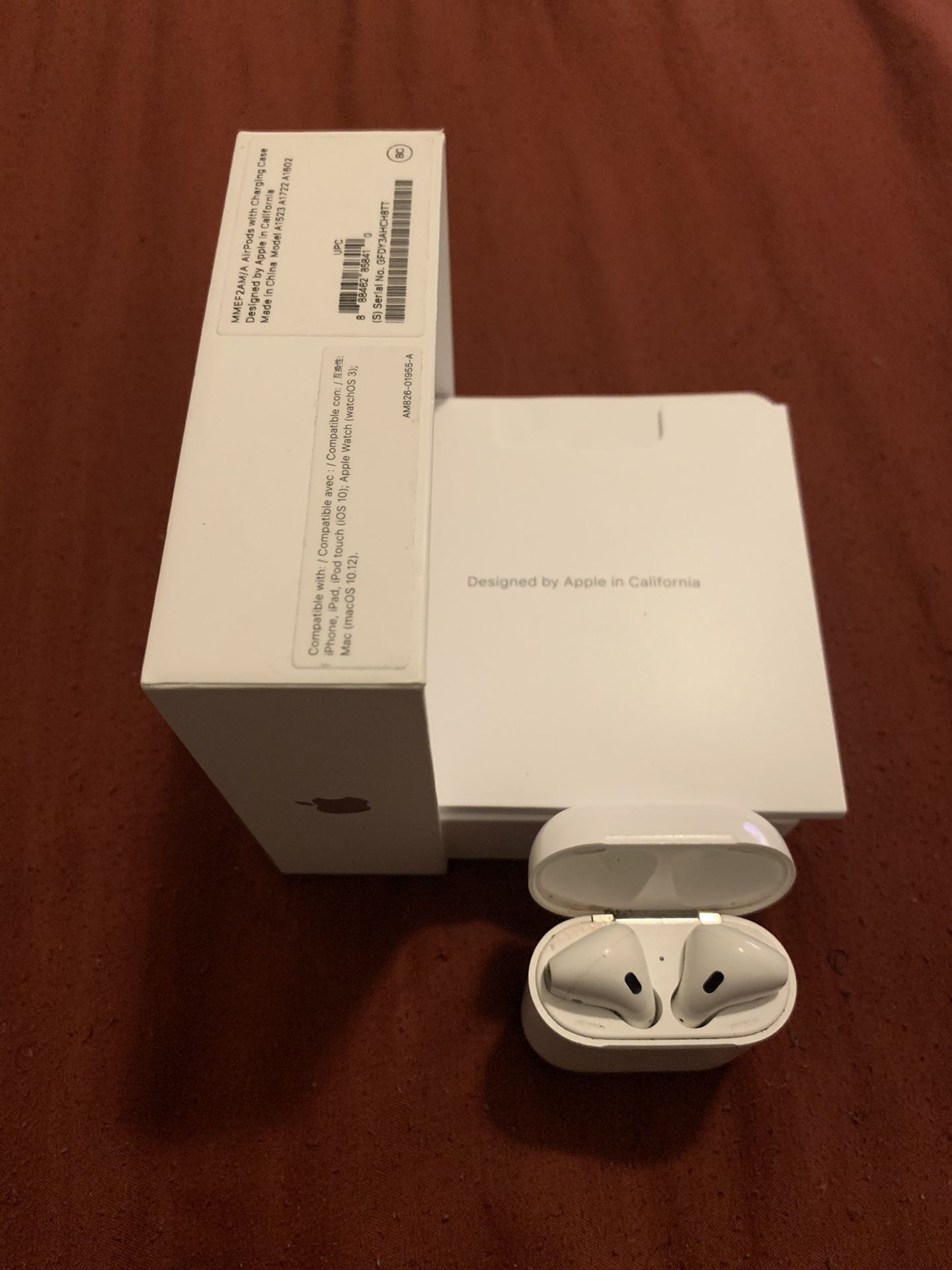 Apple AirPods w/ Apple Charger