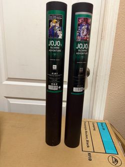 JoJo's Bizarre Adventure Araki Hirohiko Exhibition Jojolion Part 8 B2 Poster JP. Some minor scuff marks on one of the tube.