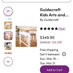 Kids Craft Table 
