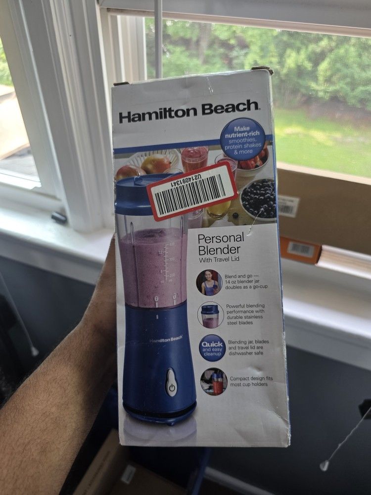 Hamilton Beach Personal Blender With Lid