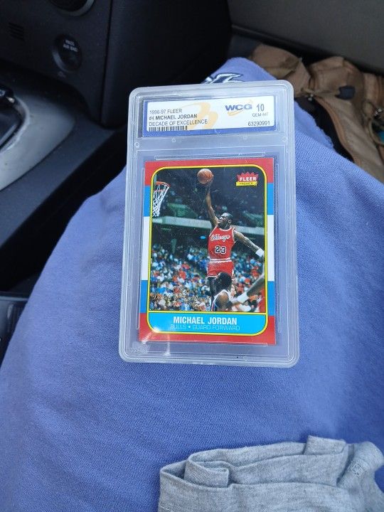 Michael Jordan decade of Excellence basketball  card