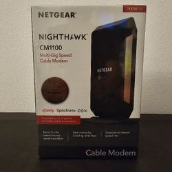 NETGEAR Nighthawk Multi-Gig Cable Modem (CM1100) - Compatible With All Cable Providers Incl. Xfinity, Spectrum, Cox - For Cable Plans Up To 2Gbps