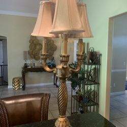 Antique Gold Lamp