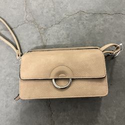 Tan hand wallet