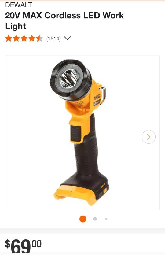 DEWALT
20V MAX Cordless LED Work Light