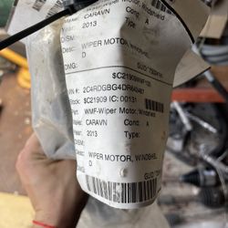 2011-2020 Dodge Grand Carvan Windshield Wiper Motor