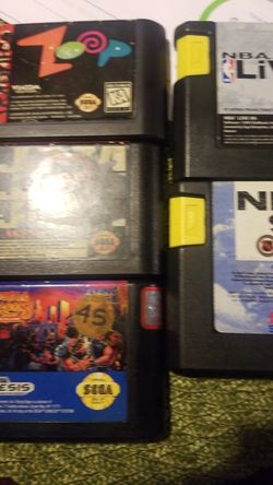 Genesis games double dragon + 4 more 40