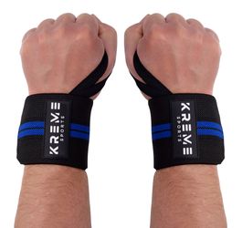 Wrist wraps for weightlifting and working out (7 colors)