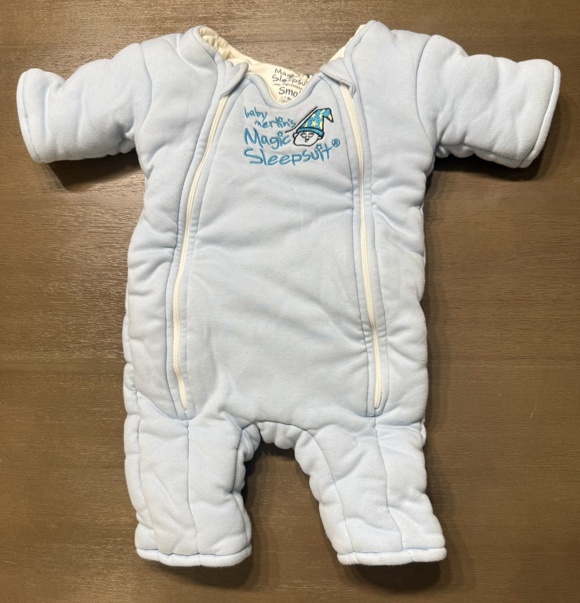 Magic Merlin Sleep Suit Blue, Size Small (3-6 Months)