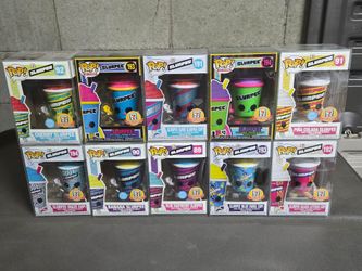 Funko Pop 7-Eleven Slurpee Vinyl Figures Lot of 10