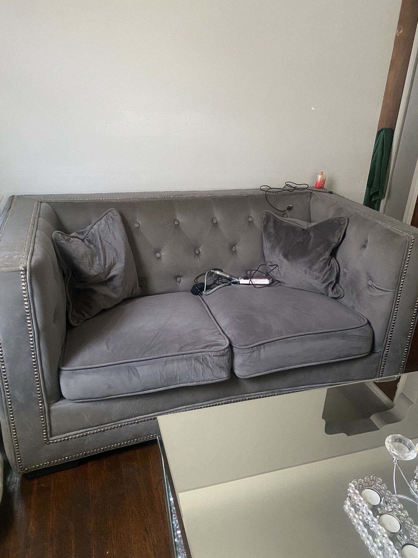 Grey Sofa And Loveseat