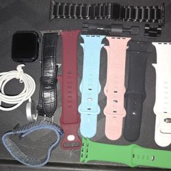 Apple Watch Series 7 (GPS, 45mm) With 9 Watchbands