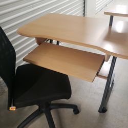 Desk And Office Chair 