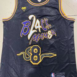 Lakers Kobe Bryant #8#24 Mamba  Swingman Jersey