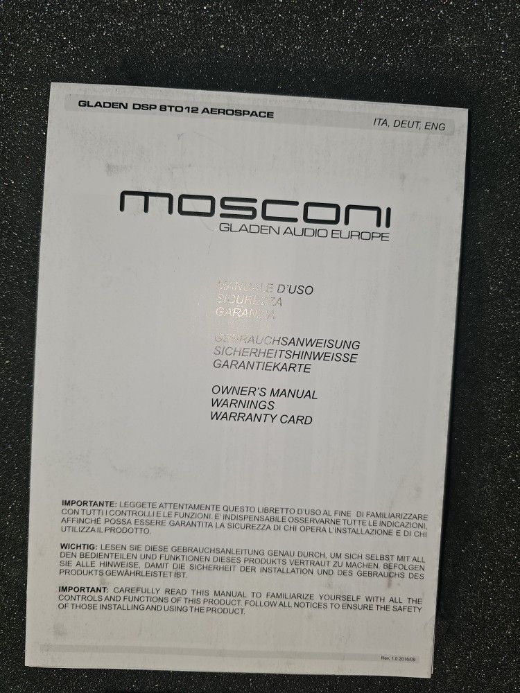 Mosconi 6to8v8 Dsp