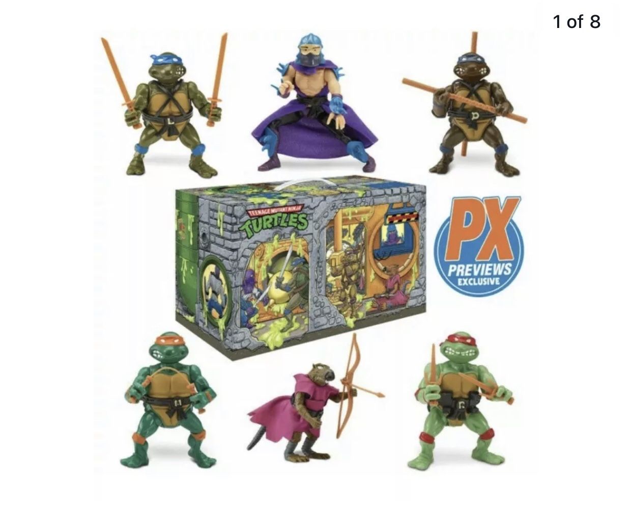 PlayMates Teenage Mutant Ninja Turtles: Retro Rotocast Sewer Lair