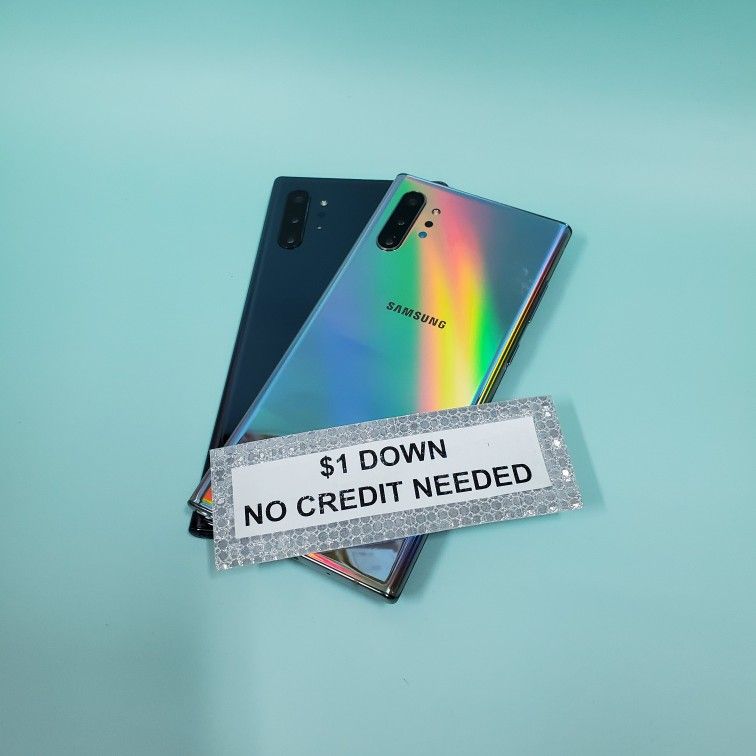 Samsung Galaxy Note 10 Plus - Only $1 Today Pay The Rest Later!