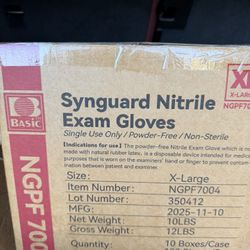 Synguard Nitrile Exam Gloves 