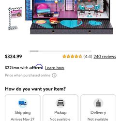 Toy Omg Girl  Mansion House In Box