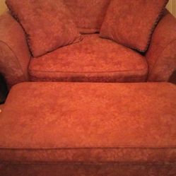 Big Nice Chair And Ottoman