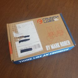 Crunch Labs by Mark Rober S.T.E.M. Build Box Kit Rocket Revolver New 
Sealed.
UPC 4. Age 8-12.
Please see the photos. Sealed.
Weight 12oz p